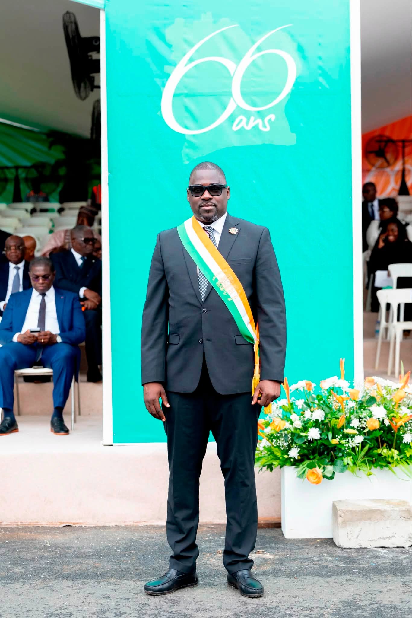 66e anniversaire de l'Indépendance : le député Souleymane Soumahoro à la cérémonie officielle de Yopougon