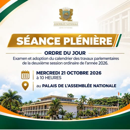 Deuxième session ordinaire : le Député Souleymane Soumahoro à la séance plénière du 21 octobre